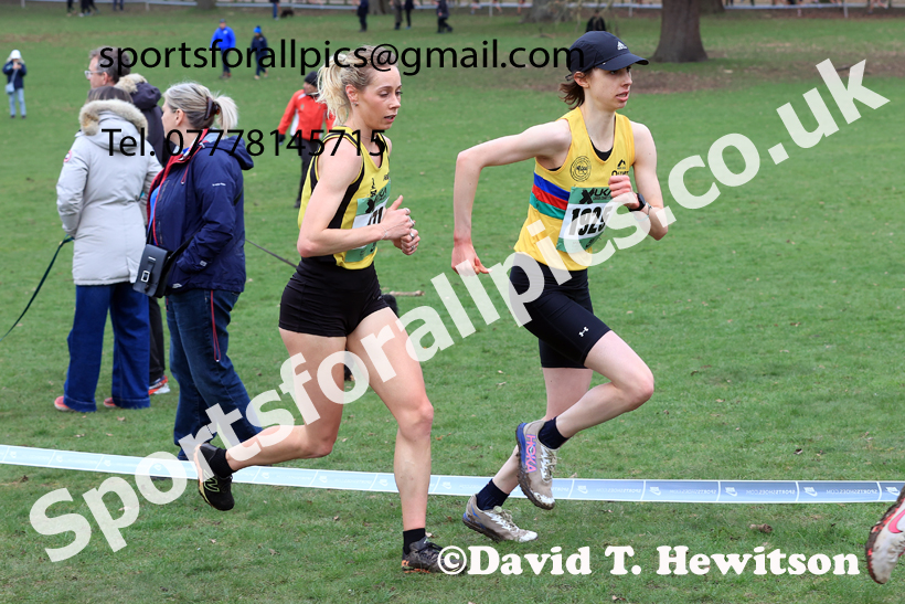 Senior Womens 2026 UK CAU Inter Counties Cross Country, Wollaton Park, Nottingham. Photo: David T. Hewitson/Sports for All Pics